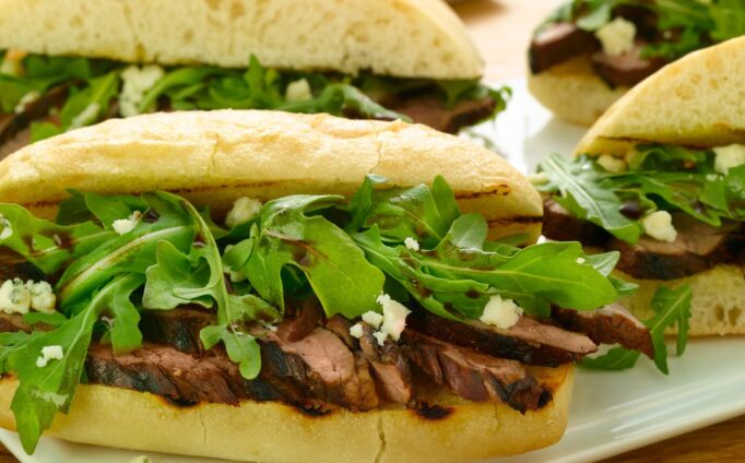 Balsamic & Blue Cheese Steak Sandwich