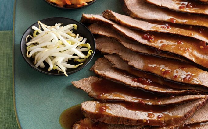 Beef Brisket with Asian Chili Sauce