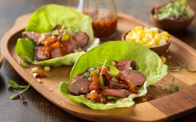 Beef Bulgogi Lettuce Wraps