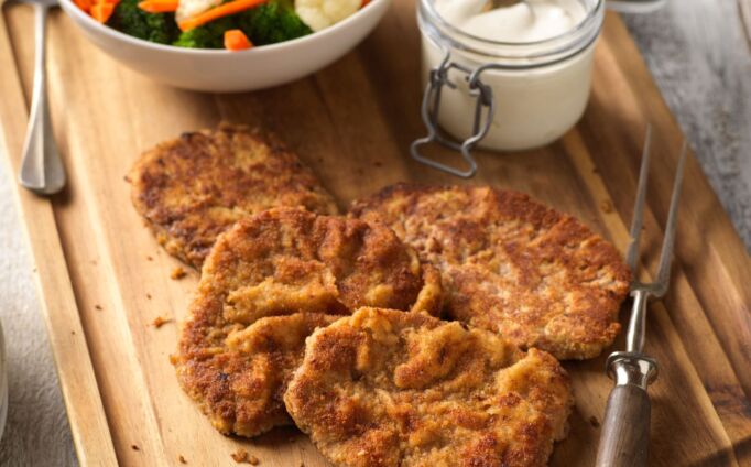 Country Fried Beef Steaks with Spicy Blue Cheese Sauce